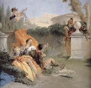Giovanni Battista Tiepolo NA ER where more and Amida in the garden Germany oil painting artist